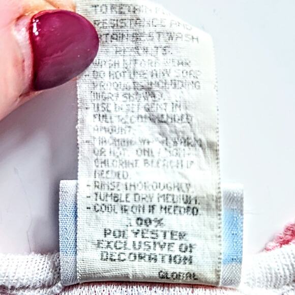 Vintage 1980s Carter’s Baby Girls One-Piece Floral Footed Romper – Size L 12 Mos - Picture 9 of 9